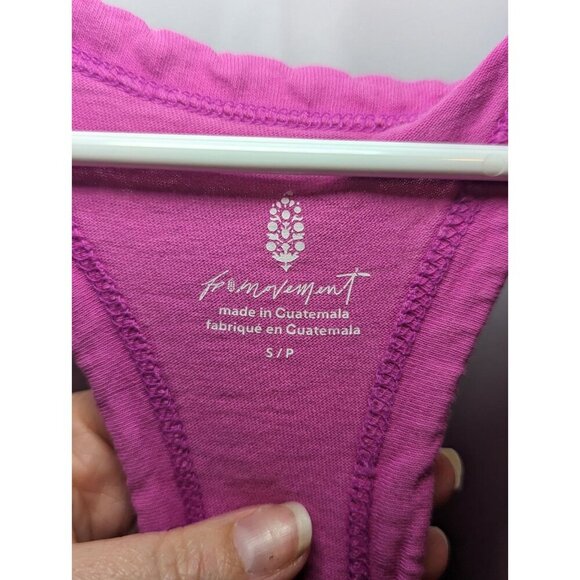 Free People Movement Women's Pink Size Small Oversized Tank - Picture 3 of 11